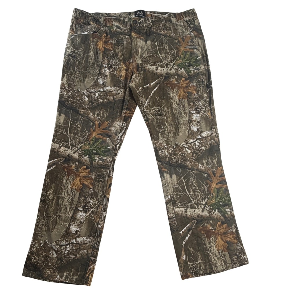 Realtree Edge Camo Pants Mens XL 40-42 Stretch 5 Pocket Hunting 1511C4